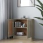 vidaXL Bücherschrank Sonoma-Eiche 82,5x30,5x80 cm Holzwerkstoff vidaXL Bücherschrank Sonoma-Eiche 82,5x30,5x80 cm Holzwerkstoff