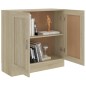 vidaXL Bücherschrank Sonoma-Eiche 82,5x30,5x80 cm Holzwerkstoff vidaXL Bücherschrank Sonoma-Eiche 82,5x30,5x80 cm Holzwerkstoff