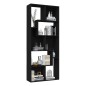 vidaXL Bücherregal Schwarz 67x24x161 cm Holzwerkstoff vidaXL Bücherregal Schwarz 67x24x161 cm Holzwerkstoff
