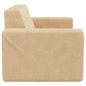 Kindersofa 2-Sitzer Creme Weich Plüsch Kindersofa 2-Sitzer Creme Weich Plüsch