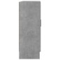 vidaXL Vitrinenschrank Betongrau 82,5x30,5x80 cm Holzwerkstoff vidaXL Vitrinenschrank Betongrau 82,5x30,5x80 cm Holzwerkstoff