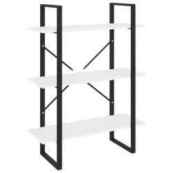 vidaXL Bücherregal Weiß 80x30x105 cm Holzwerkstoff