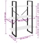 vidaXL Bücherregal Weiß 80x30x105 cm Holzwerkstoff vidaXL Bücherregal Weiß 80x30x105 cm Holzwerkstoff