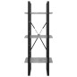 vidaXL Bücherregal 3 Fächer Betongrau 40x30x105 cm Holzwerkstoff vidaXL Bücherregal 3 Fächer Betongrau 40x30x105 cm Holzwerkstoff