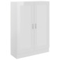 vidaXL Bücherschrank Hochglanz-Weiß 82,5x30,5x115 cm Holzwerkstoff vidaXL Bücherschrank Hochglanz-Weiß 82,5x30,5x115 cm Holzwerkstoff