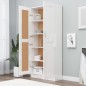 vidaXL Bücherschrank Hochglanz-Weiß 82,5x30,5x185,5 cm Holzwerkstoff vidaXL Bücherschrank Hochglanz-Weiß 82,5x30,5x185,5 cm Holzwerkstoff