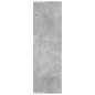 vidaXL Bücherregal Betongrau 98x30x98 cm Holzwerkstoff vidaXL Bücherregal Betongrau 98x30x98 cm Holzwerkstoff