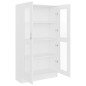 vidaXL Vitrinenschrank Weiß 82,5x30,5x150 cm Holzwerkstoff vidaXL Vitrinenschrank Weiß 82,5x30,5x150 cm Holzwerkstoff
