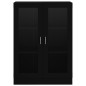 vidaXL Vitrinenschrank Schwarz 82,5x30,5x115 cm Holzwerkstoff vidaXL Vitrinenschrank Schwarz 82,5x30,5x115 cm Holzwerkstoff