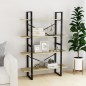 vidaXL Bücherregal 4 Fächer Sonoma-Eiche 100x30x140 cm Holzwerkstoff vidaXL Bücherregal 4 Fächer Sonoma-Eiche 100x30x140 cm Holzwerkstoff