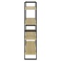vidaXL Bücherregal 4 Fächer Sonoma-Eiche 100x30x140 cm Holzwerkstoff vidaXL Bücherregal 4 Fächer Sonoma-Eiche 100x30x140 cm Holzwerkstoff