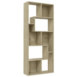 vidaXL Bücherregal Sonoma-Eiche 67x24x161 cm Holzwerkstoff