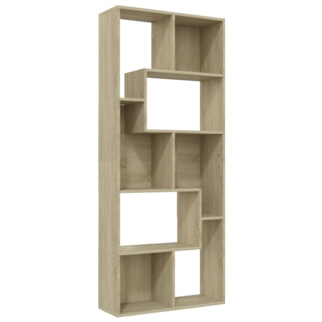 vidaXL Bücherregal Sonoma-Eiche 67x24x161 cm Holzwerkstoff