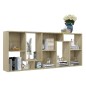 vidaXL Bücherregal Sonoma-Eiche 67x24x161 cm Holzwerkstoff vidaXL Bücherregal Sonoma-Eiche 67x24x161 cm Holzwerkstoff