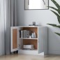 vidaXL Bücherschrank Weiß 82,5x30,5x80 cm Holzwerkstoff vidaXL Bücherschrank Weiß 82,5x30,5x80 cm Holzwerkstoff