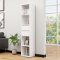 vidaXL Bücherregal Hochglanz-Weiß 36x30x171 cm Holzwerkstoff vidaXL Bücherregal Hochglanz-Weiß 36x30x171 cm Holzwerkstoff