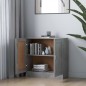 vidaXL Bücherschrank Betongrau 82,5x30,5x80 cm Holzwerkstoff vidaXL Bücherschrank Betongrau 82,5x30,5x80 cm Holzwerkstoff