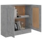 vidaXL Bücherschrank Betongrau 82,5x30,5x80 cm Holzwerkstoff vidaXL Bücherschrank Betongrau 82,5x30,5x80 cm Holzwerkstoff