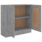 vidaXL Bücherschrank Betongrau 82,5x30,5x80 cm Holzwerkstoff vidaXL Bücherschrank Betongrau 82,5x30,5x80 cm Holzwerkstoff