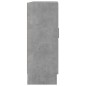 vidaXL Bücherschrank Betongrau 82,5x30,5x80 cm Holzwerkstoff vidaXL Bücherschrank Betongrau 82,5x30,5x80 cm Holzwerkstoff