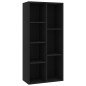 vidaXL Bücherregal Schwarz 50x25x106 cm Holzwerkstoff vidaXL Bücherregal Schwarz 50x25x106 cm Holzwerkstoff