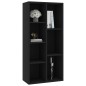 vidaXL Bücherregal Schwarz 50x25x106 cm Holzwerkstoff vidaXL Bücherregal Schwarz 50x25x106 cm Holzwerkstoff
