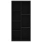 vidaXL Bücherregal Schwarz 50x25x106 cm Holzwerkstoff vidaXL Bücherregal Schwarz 50x25x106 cm Holzwerkstoff