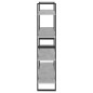 vidaXL Bücherregal 4 Fächer Betongrau 100x30x140 cm Holzwerkstoff vidaXL Bücherregal 4 Fächer Betongrau 100x30x140 cm Holzwerkstoff