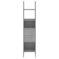 vidaXL Bücherregal Betongrau 40x35x180 cm Holzwerkstoff vidaXL Bücherregal Betongrau 40x35x180 cm Holzwerkstoff