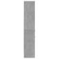 vidaXL Bücherregal Betongrau 40x35x180 cm Holzwerkstoff vidaXL Bücherregal Betongrau 40x35x180 cm Holzwerkstoff