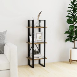 vidaXL Bücherregal 3 Fächer Honigbraun 40x30x105 cm Massivholz Kiefer