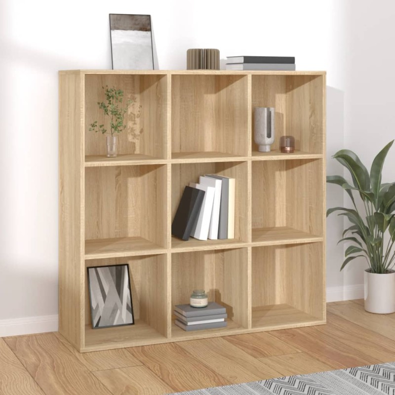 vidaXL Bücherregal Sonoma-Eiche 98x29x97,5 cm Holzwerkstoff vidaXL Bücherregal Sonoma-Eiche 98x29x97,5 cm Holzwerkstoff