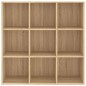 vidaXL Bücherregal Sonoma-Eiche 98x29x97,5 cm Holzwerkstoff vidaXL Bücherregal Sonoma-Eiche 98x29x97,5 cm Holzwerkstoff