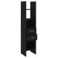 vidaXL Bücherregal Schwarz 40x35x180 cm Holzwerkstoff vidaXL Bücherregal Schwarz 40x35x180 cm Holzwerkstoff