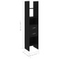 vidaXL Bücherregal Schwarz 40x35x180 cm Holzwerkstoff vidaXL Bücherregal Schwarz 40x35x180 cm Holzwerkstoff