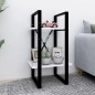 vidaXL Bücherregal 2 Fächer Weiß 40x30x70 cm Holzwerkstoff vidaXL Bücherregal 2 Fächer Weiß 40x30x70 cm Holzwerkstoff