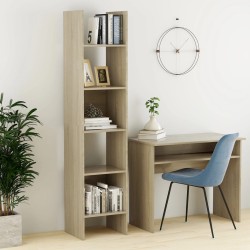 vidaXL Bücherregal Sonoma-Eiche 40x35x180 cm Holzwerkstoff