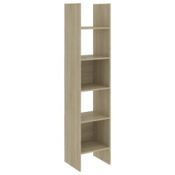 vidaXL Bücherregal Sonoma-Eiche 40x35x180 cm Holzwerkstoff