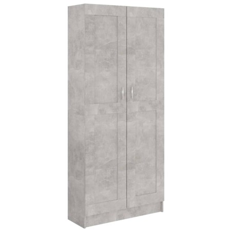 vidaXL Bücherschrank Betongrau 82,5x30,5x185,5 cm Holzwerkstoff