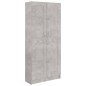 vidaXL Bücherschrank Betongrau 82,5x30,5x185,5 cm Holzwerkstoff vidaXL Bücherschrank Betongrau 82,5x30,5x185,5 cm Holzwerkstoff