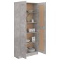 vidaXL Bücherschrank Betongrau 82,5x30,5x185,5 cm Holzwerkstoff vidaXL Bücherschrank Betongrau 82,5x30,5x185,5 cm Holzwerkstoff