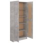 vidaXL Bücherschrank Betongrau 82,5x30,5x185,5 cm Holzwerkstoff vidaXL Bücherschrank Betongrau 82,5x30,5x185,5 cm Holzwerkstoff