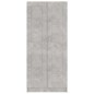 vidaXL Bücherschrank Betongrau 82,5x30,5x185,5 cm Holzwerkstoff vidaXL Bücherschrank Betongrau 82,5x30,5x185,5 cm Holzwerkstoff