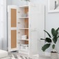 vidaXL Bücherschrank Hochglanz-Weiß 82,5x30,5x150 cm Holzwerkstoff vidaXL Bücherschrank Hochglanz-Weiß 82,5x30,5x150 cm Holzwerkstoff