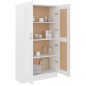vidaXL Bücherschrank Hochglanz-Weiß 82,5x30,5x150 cm Holzwerkstoff vidaXL Bücherschrank Hochglanz-Weiß 82,5x30,5x150 cm Holzwerkstoff