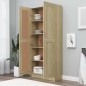 vidaXL Bücherschrank Sonoma-Eiche 82,5x30,5x185,5 cm Holzwerkstoff vidaXL Bücherschrank Sonoma-Eiche 82,5x30,5x185,5 cm Holzwerkstoff