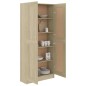 vidaXL Bücherschrank Sonoma-Eiche 82,5x30,5x185,5 cm Holzwerkstoff vidaXL Bücherschrank Sonoma-Eiche 82,5x30,5x185,5 cm Holzwerkstoff