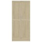 vidaXL Bücherschrank Sonoma-Eiche 82,5x30,5x185,5 cm Holzwerkstoff vidaXL Bücherschrank Sonoma-Eiche 82,5x30,5x185,5 cm Holzwerkstoff