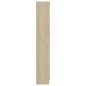 vidaXL Bücherschrank Sonoma-Eiche 82,5x30,5x185,5 cm Holzwerkstoff vidaXL Bücherschrank Sonoma-Eiche 82,5x30,5x185,5 cm Holzwerkstoff