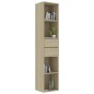 vidaXL Bücherregal Sonoma-Eiche 36x30x171 cm Holzwerkstoff vidaXL Bücherregal Sonoma-Eiche 36x30x171 cm Holzwerkstoff
